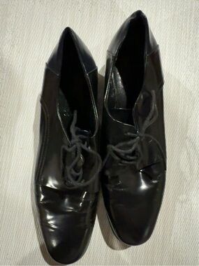See by Chloe Black Leather Lace Up Women’s Oxford size 38